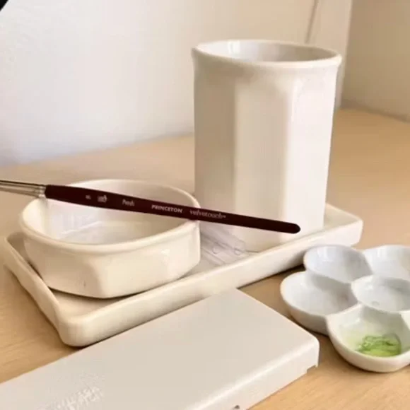 NWT Hearth & Hand Desk Organizer Ceramic - Picture 5 of 5